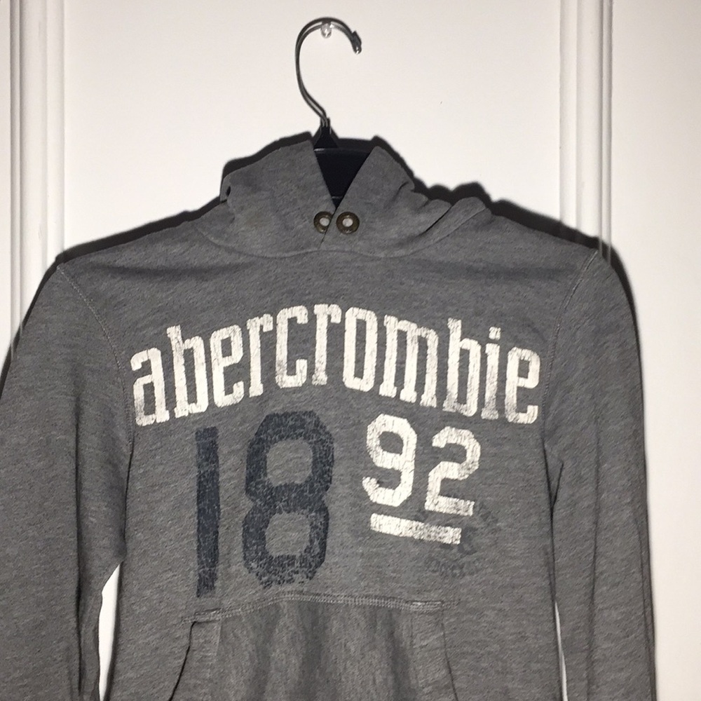 Gray Abercrombie hoodie